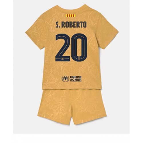 Dres Barcelona Sergi Roberto #20 Gostujuci za djecu 2022-23 Kratak Rukav (+ kratke hlače)